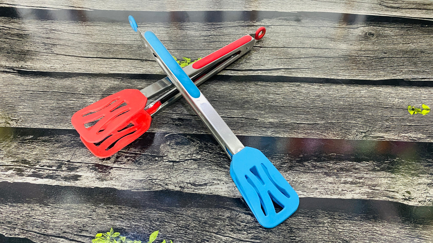 Silicone Kitchen Tongs โ Heat Resistant & Non-Slip Grip