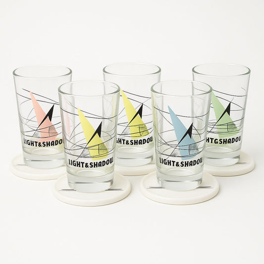 Light & Shadow 5-Piece Glass set