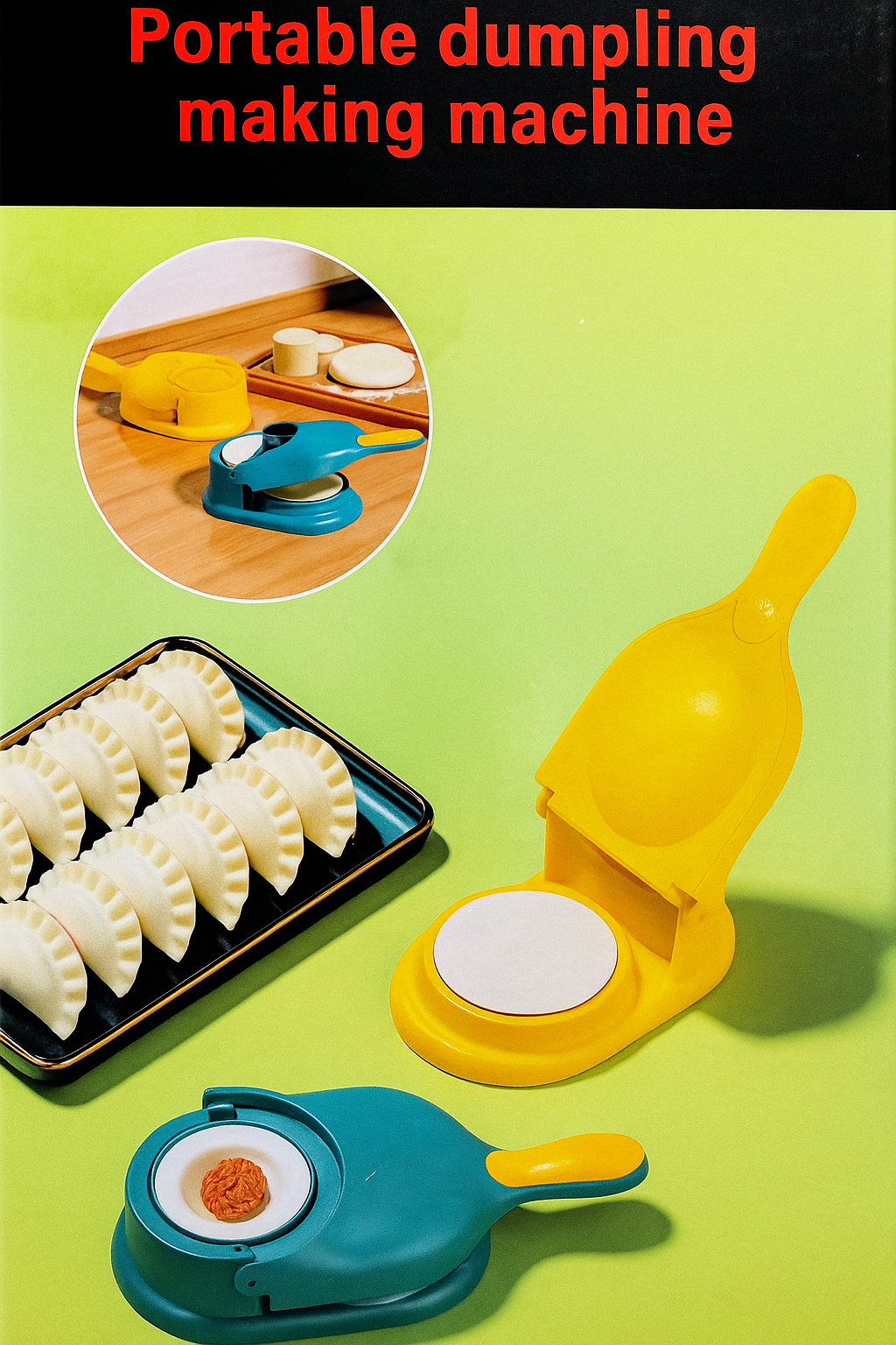 Portable Dumpling Maker – Easy DIY Dumpling Machine