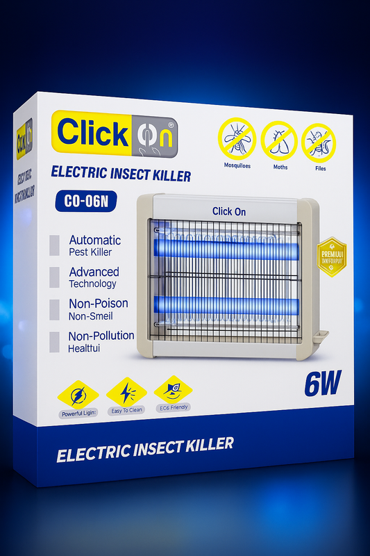 Click On Electric Insect Killer – Powerful UV Mosquito & Fly Trap