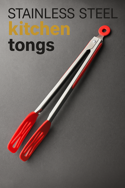 Silicone Kitchen Tongs – Heat Resistant & Non-Slip Grip