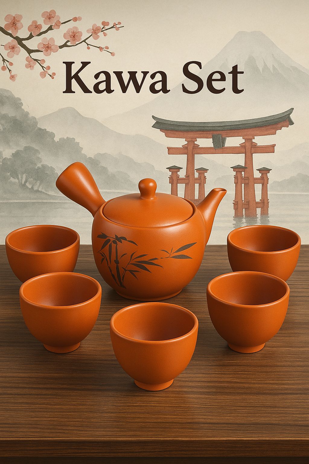 Japanese 🇯🇵 Kyusu Tea Set 😍– Elegant Handcrafted Ceramic Kawa Set🍶