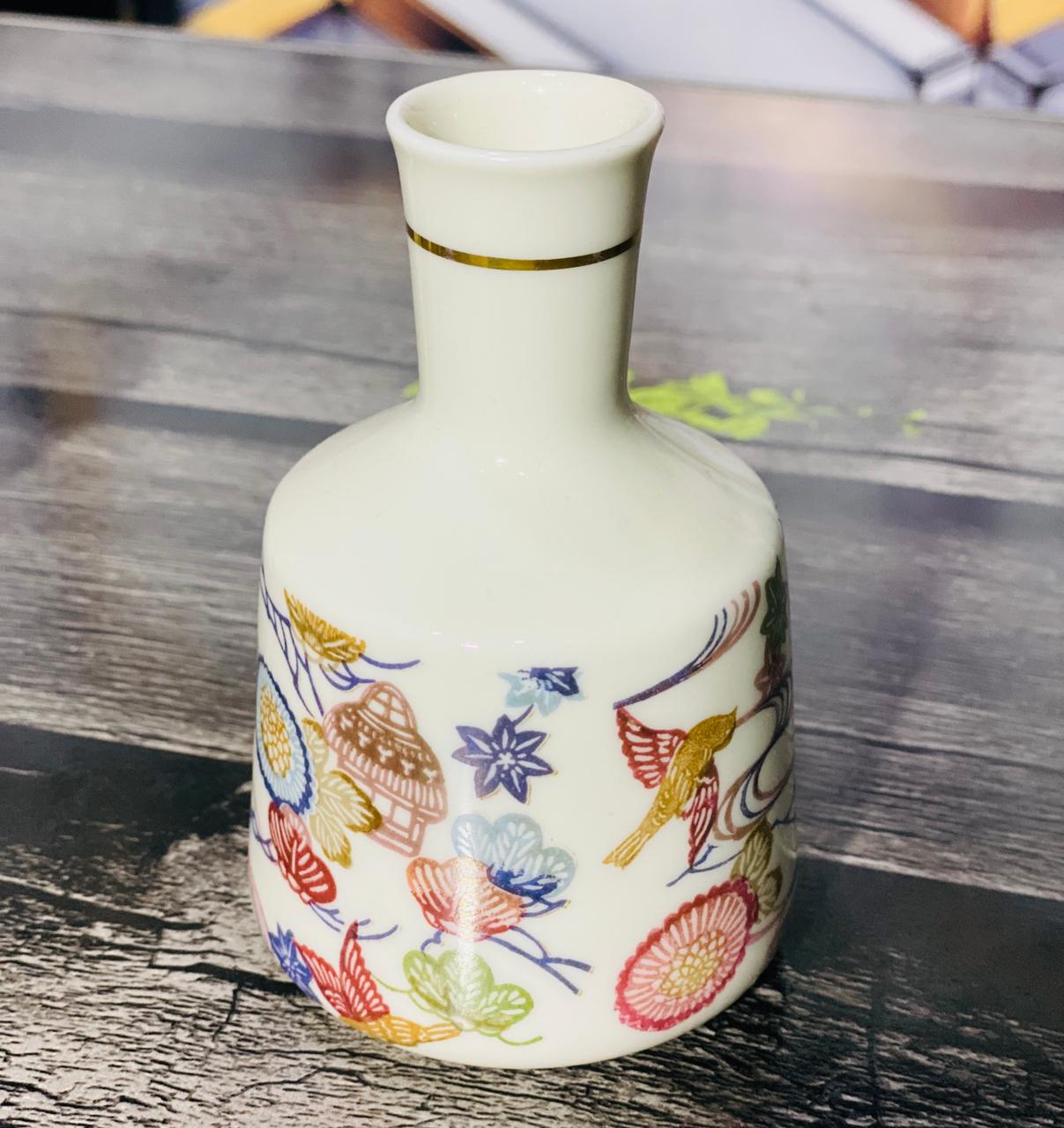 Traditional Japanese 🇯🇵 Sake 🍶Set | 1 Bottle + 6 Cups 🥰😍Handcrafted Ceramic Design😍🥰