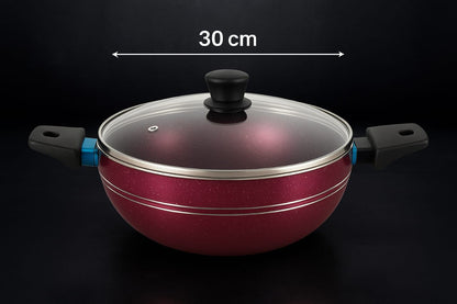 Tefal Non-Stick Cookware – 30cm (2 Colors: Red ❤️& Black 🖤) | Made in France 🇫🇷 | No.1 Brand