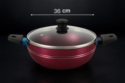 Tefal Non-Stick Cookware – 36cm (2 Colors: Red ❤️and black 🖤) | Made in France 🇫🇷 | No.1 Brand
