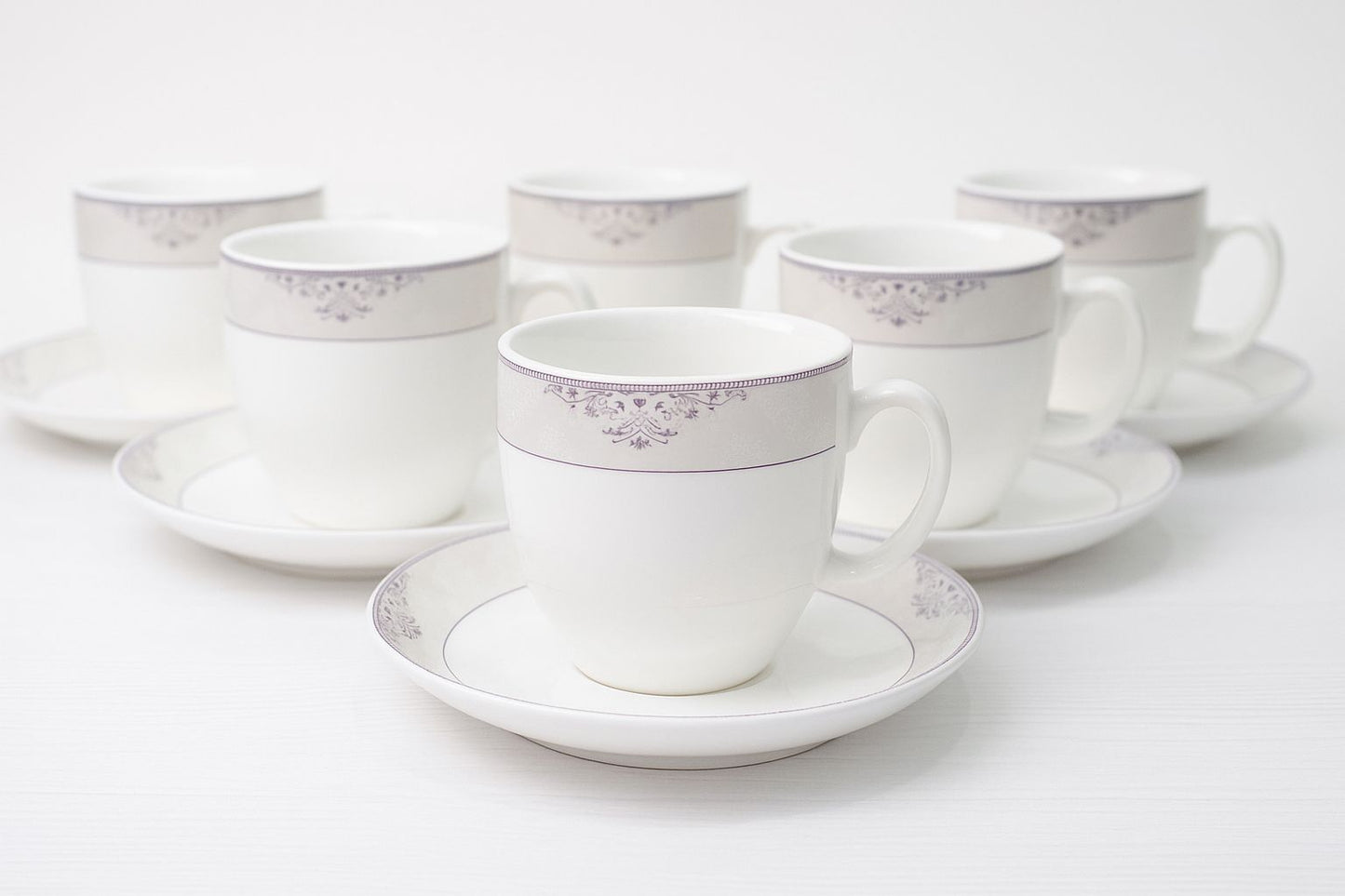 6 Pcs Elegant Cups & Saucers Set😍 Made in Japan