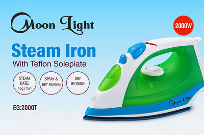 Moon Light Steam Iron – Blue & Green clour Made by GERMANY