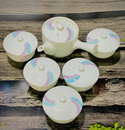 Japanese 🇯🇵 Kyusu Tea Set 😍– Elegant Handcrafted Ceramic Kawa Set