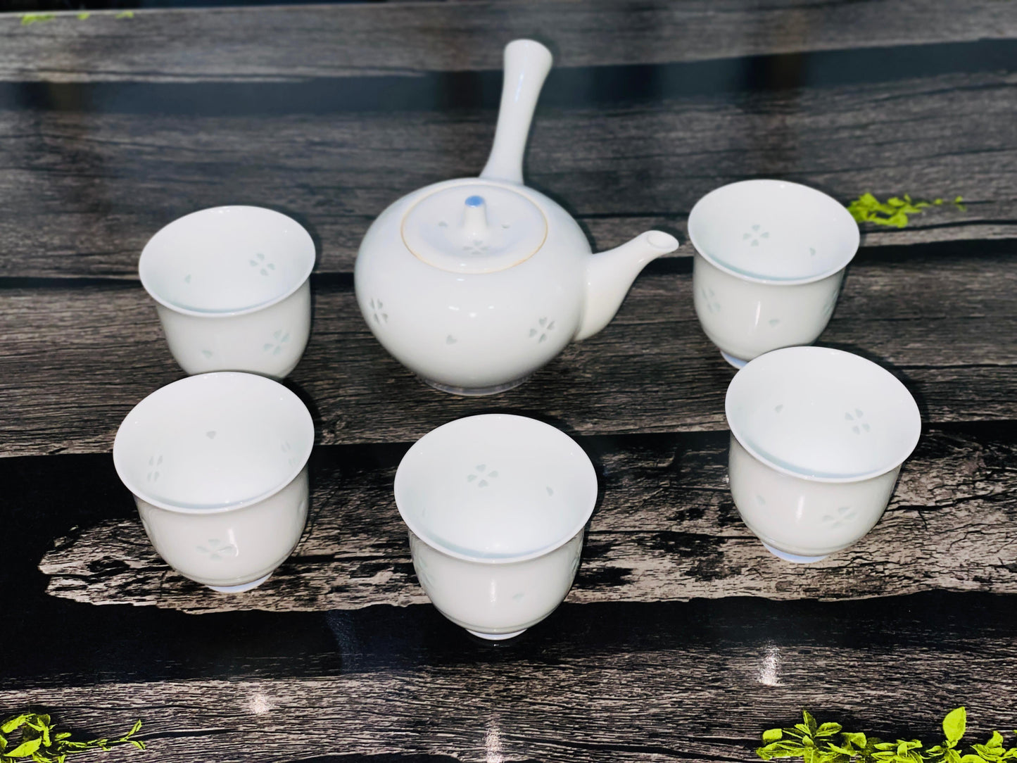 Japanese 🇯🇵 Kyusu Tea Set 😍– Elegant Handcrafted Ceramic Kawa Set🍶